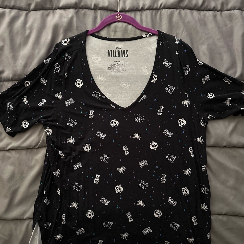 Disney Villains Black and White T-Shirt